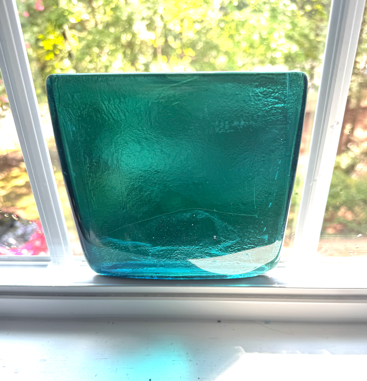 6 x 6 x 1/2 Inch Tile - Medium Azure Blue