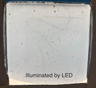 6 x 6 x 1/2 Inch Tile - Pastel Iceberg Blue (Silver Family)