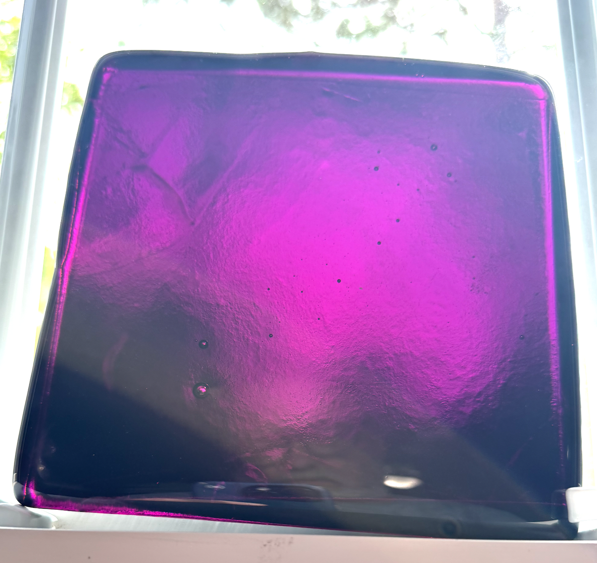 6 x 6 x 1/2 Inch Tile - Dark Fig