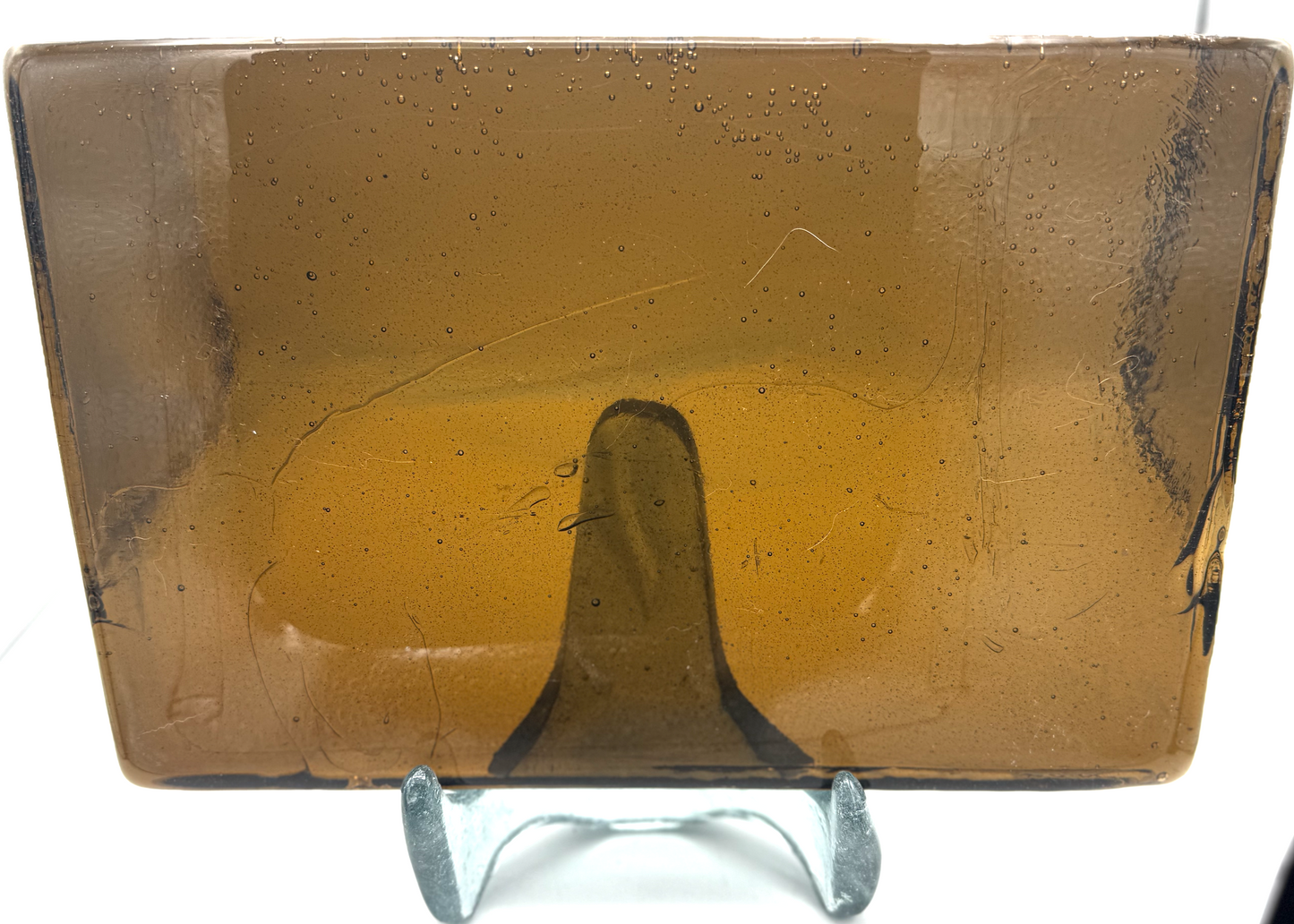 Blenko Dalle de Verre - Gold / Dark Amber