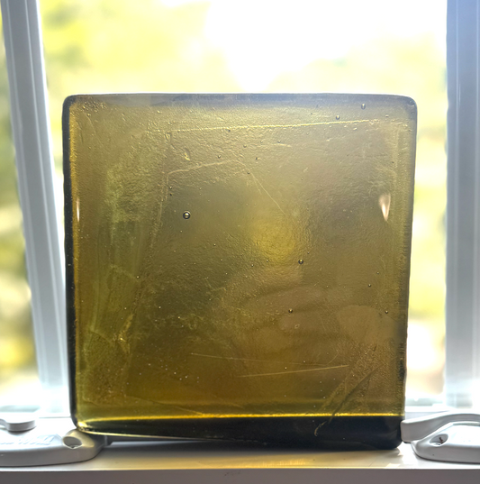 6 x 6 x 1/2 Inch Tile - Goldenrod