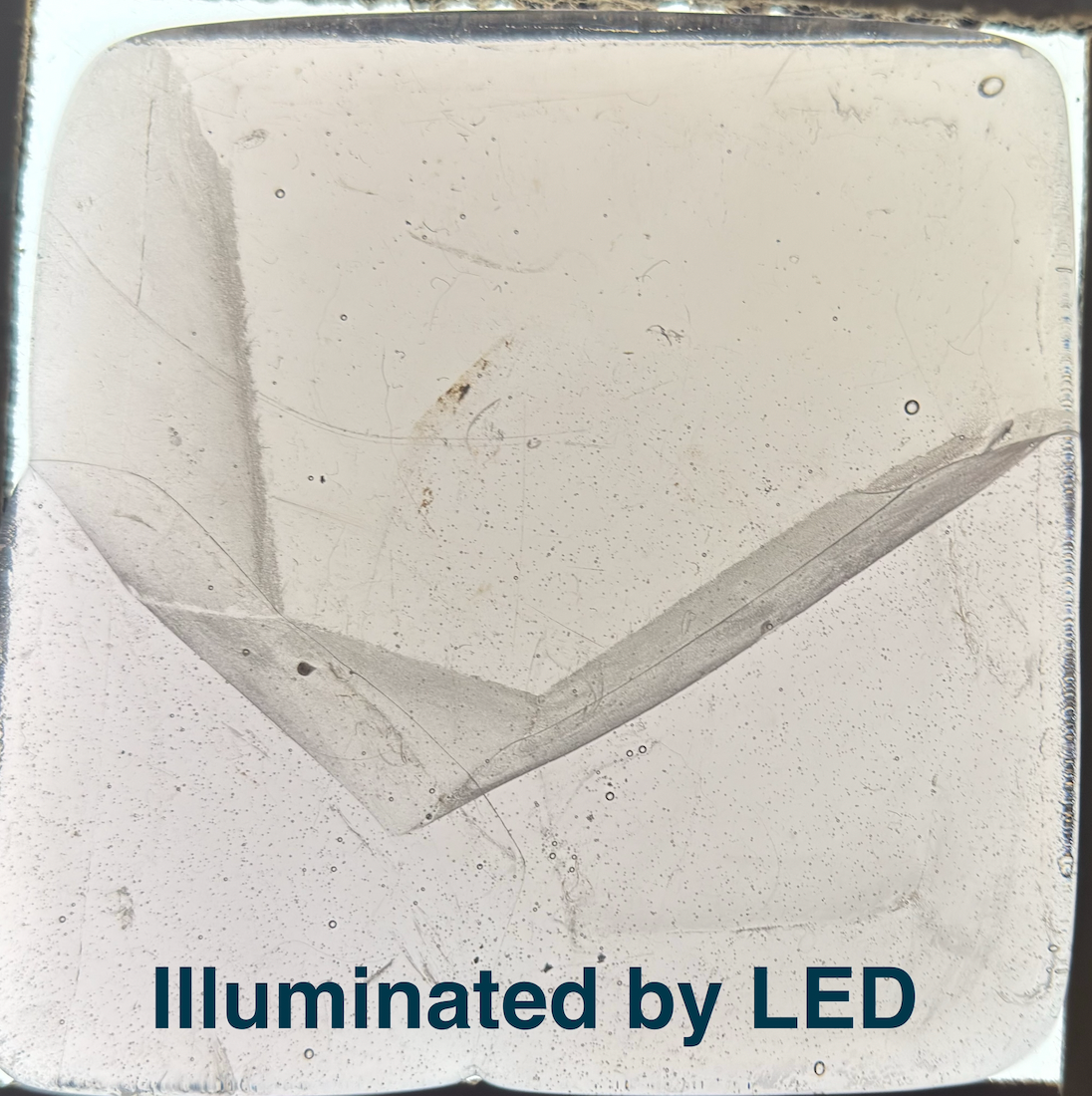 6 x 6 x 1/2 Inch Tile - Pale Pink