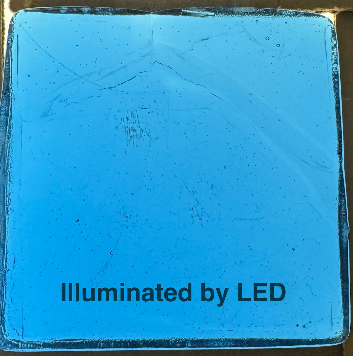 6 x 6 x 1/2 Inch Tile - Sky Blue