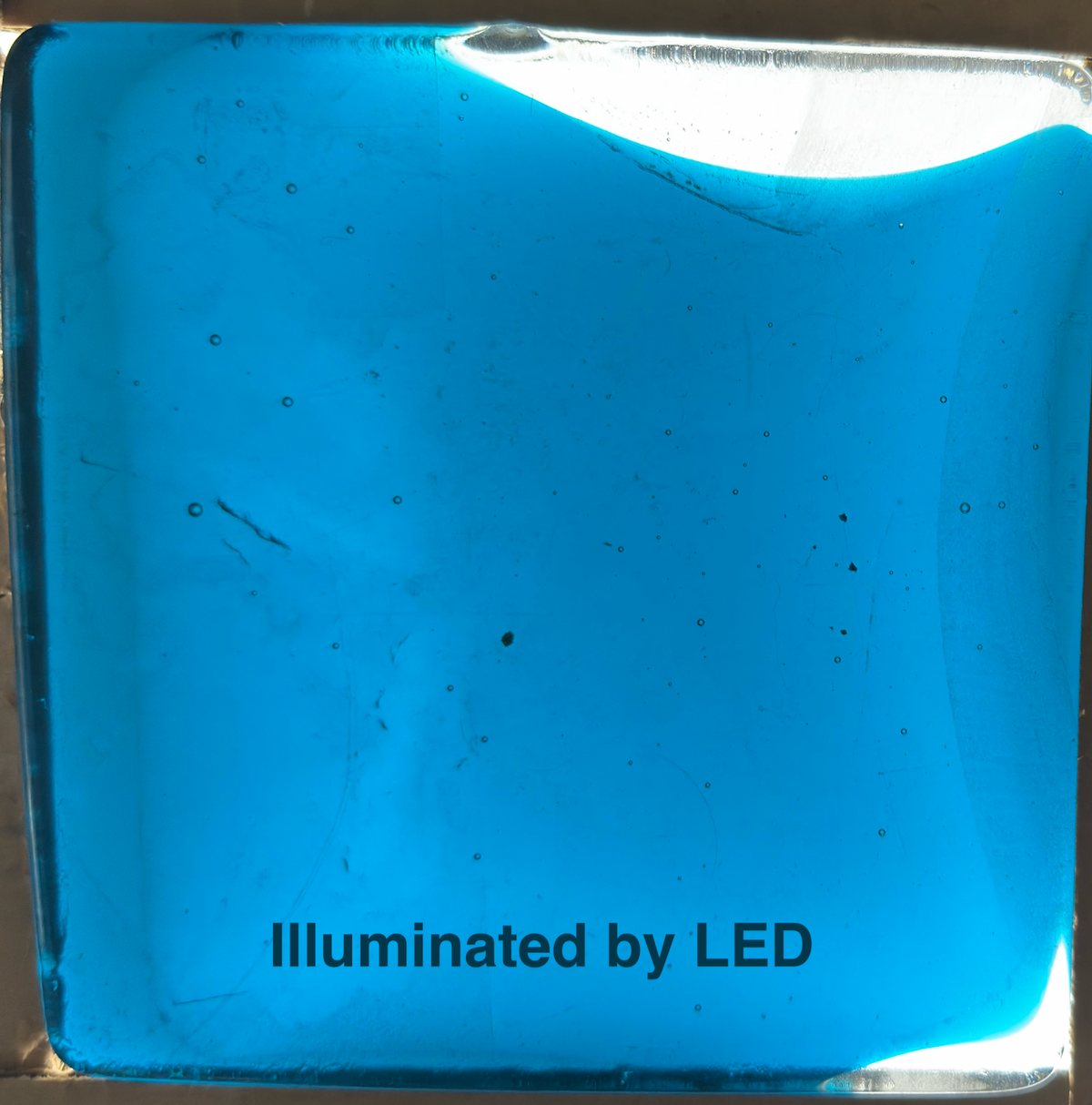 6 x 6 x 1/2 Inch Tile - Rich Electric Blue