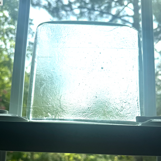 6 x 6 x 1/2 Inch Tile - Clear