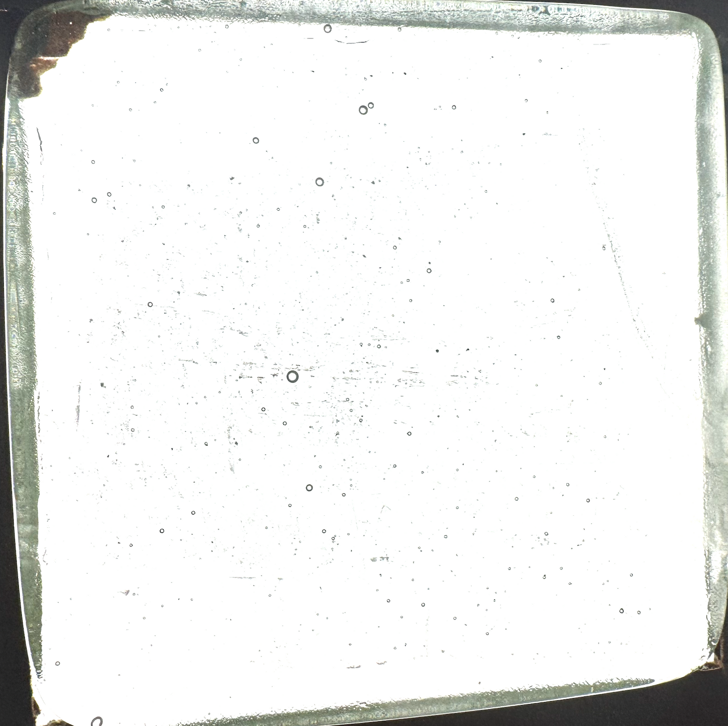 6 x 6 x 1/2 Inch Tile - Clear