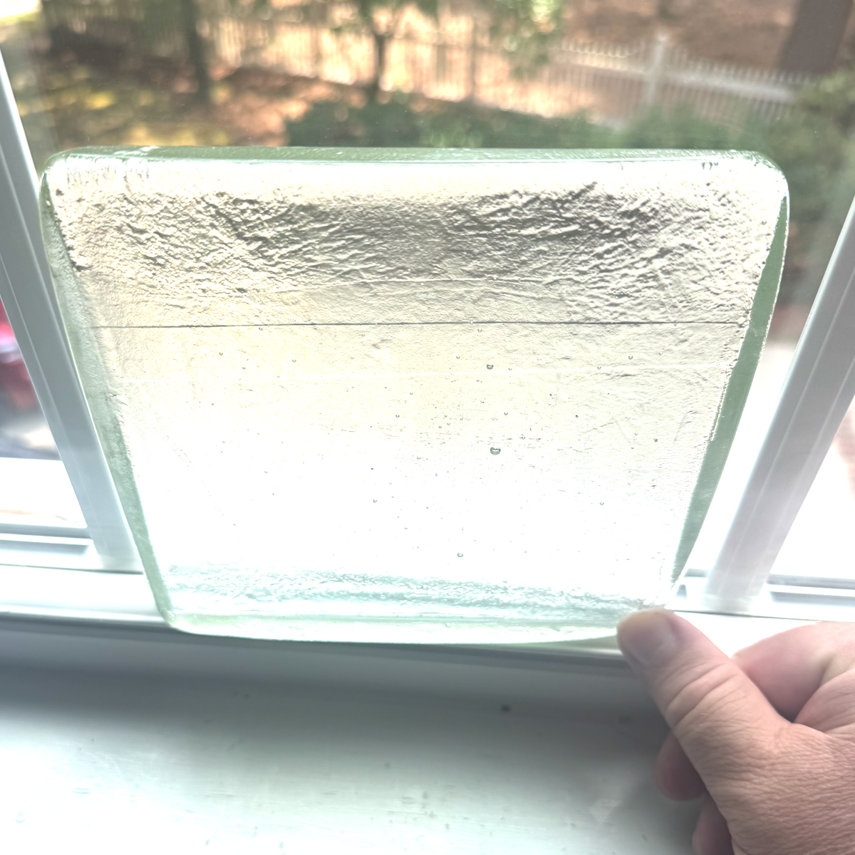 6 x 6 x 1/2 Inch Tile - Clear