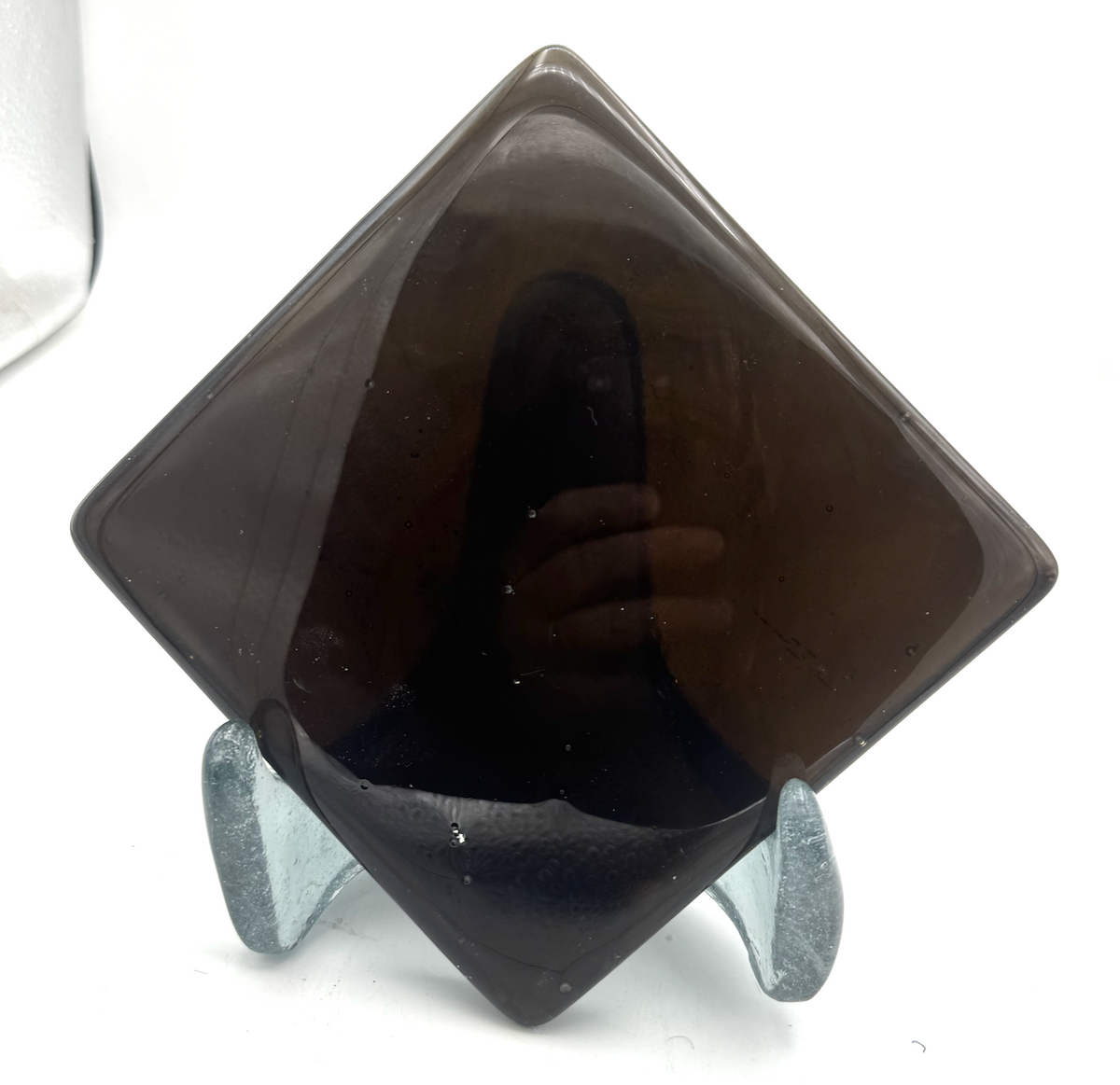 6 x 6 x 1/2 Inch Tile - Dark Gold / Amber Brown