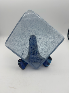 6 x 6 x 1/2 Inch Tile - Pastel Bubble Blue (Silver Family)
