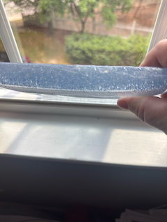 6 x 6 x 1/2 Inch Tile - Pastel Bubble Blue (Silver Family)