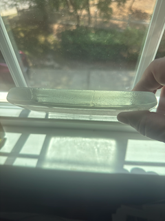 6 x 6 x 1/2 Inch Tile - Crystal Clear