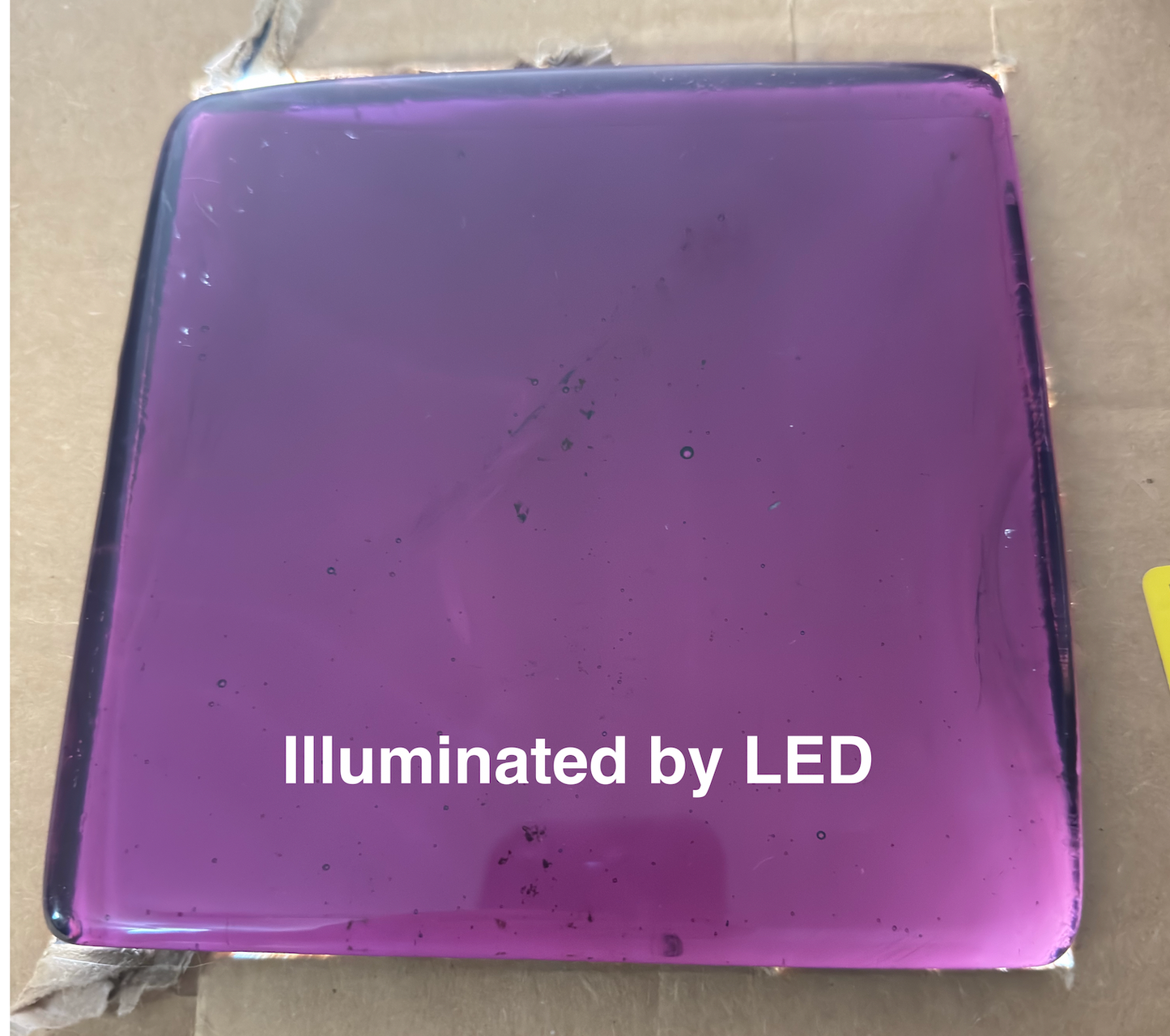 6 x 6 x 1/2 Inch Tile - Dark Fusia