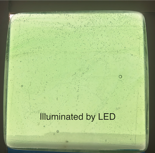6 x 6 x 1/2 Inch Tile - Light Pastel Green
