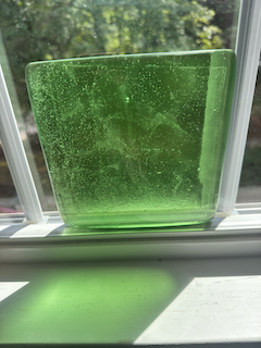 6 x 6 x 1/2 Inch Tile - Light Pastel Green