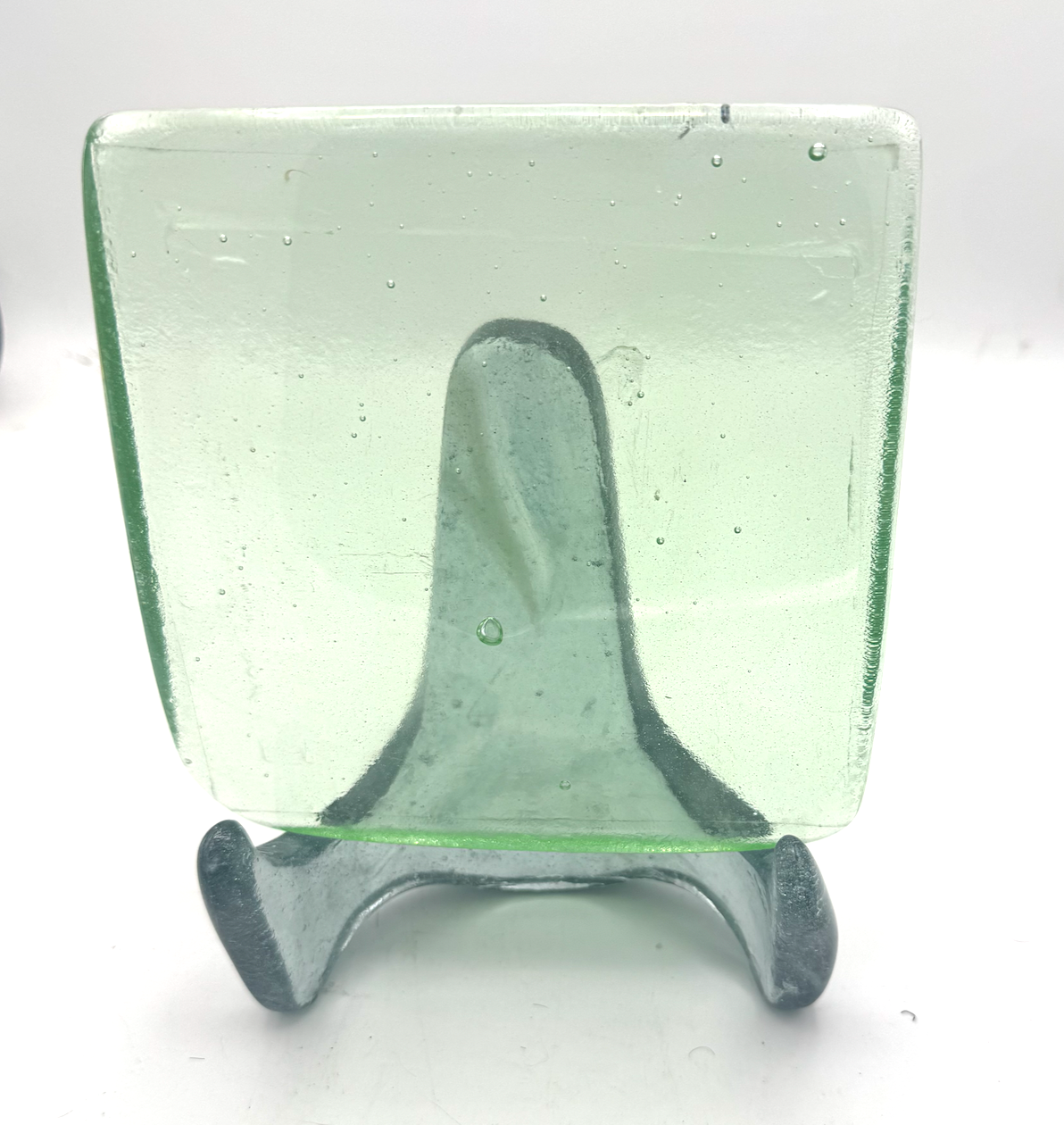 6 x 6 x 1/2 Inch Tile - Clear with a slight tint of light green