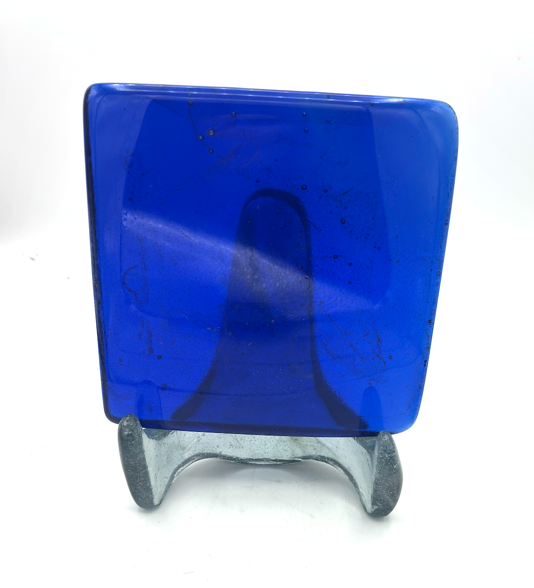 6 x 6 x 1/2 Inch Tile - Bright Saphire Blue