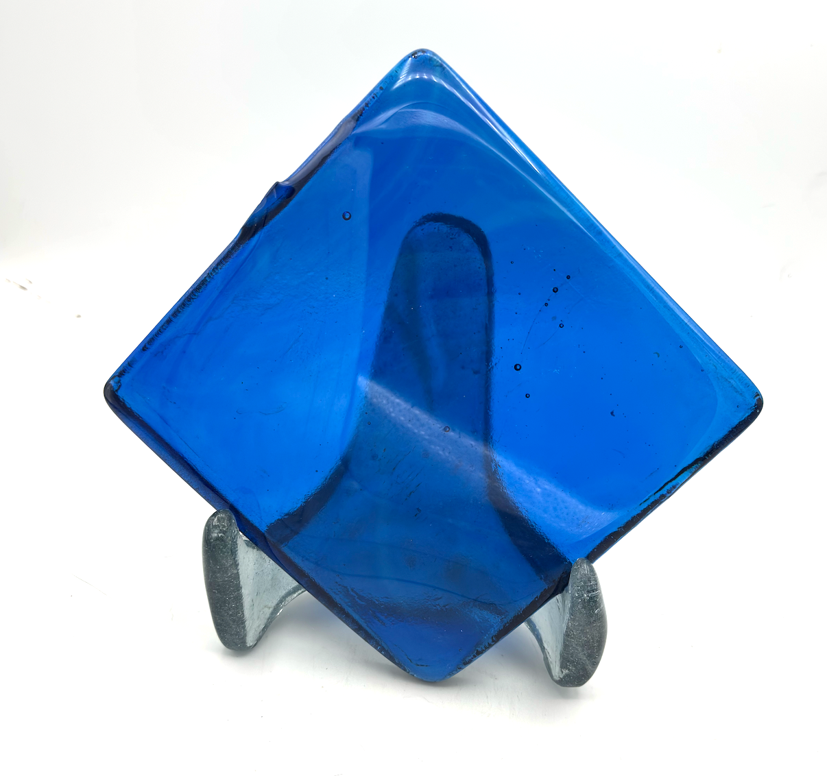 6 x 6 x 1/2 Inch Tile - Bright Turquoise Blue