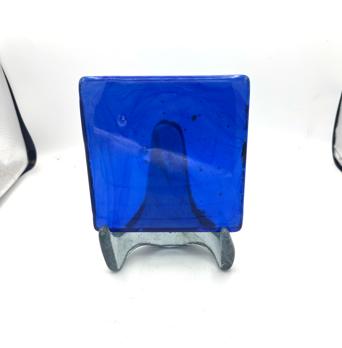 6 x 6 x 1/2 Inch Tile - Light to Medium Aqua Blue