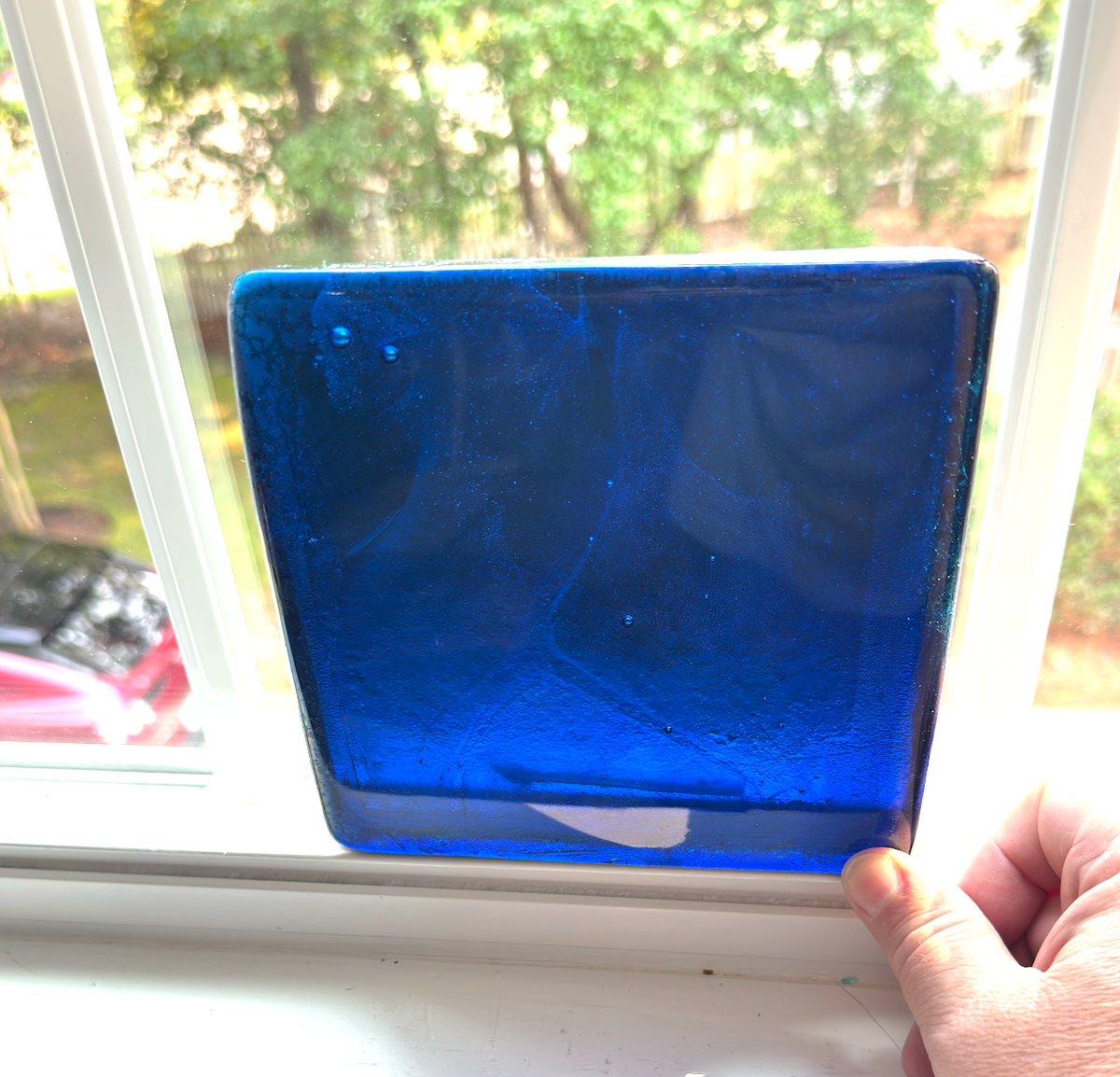 6 x 6 x 1/2 Inch Tile - Midnight Cobalt Blue