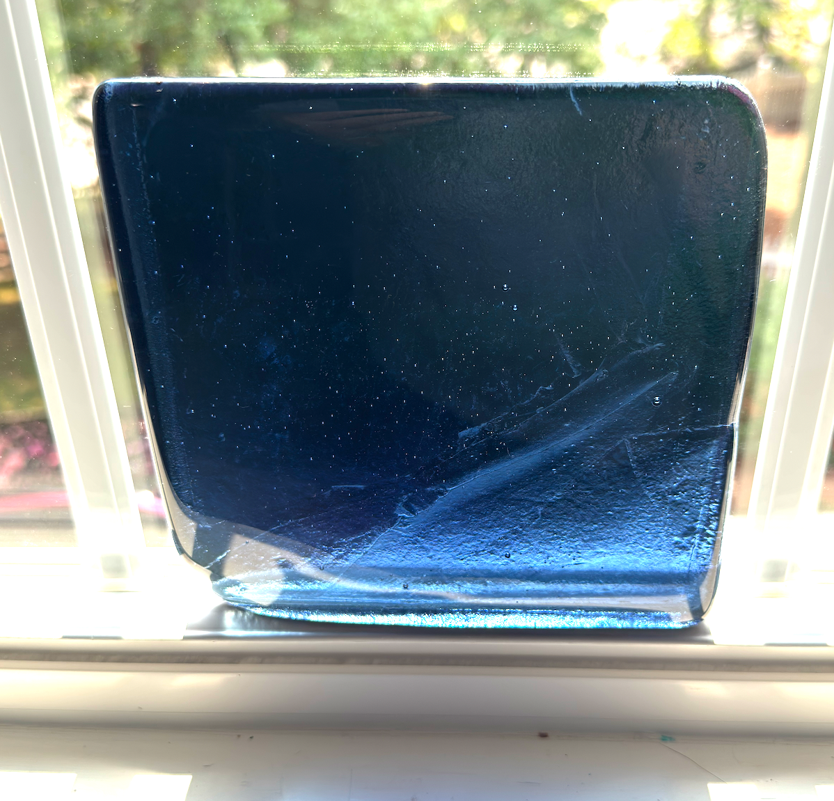 6 x 6 x 1/2 Inch Tile - Slate Blue