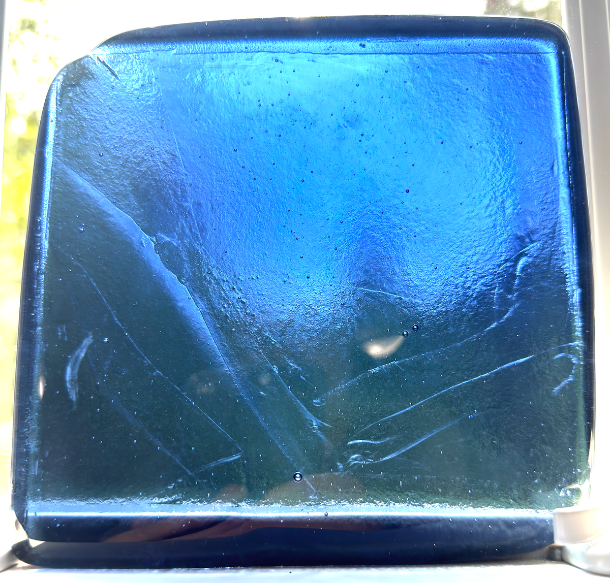 6 x 6 x 1/2 Inch Tile - Slate Blue