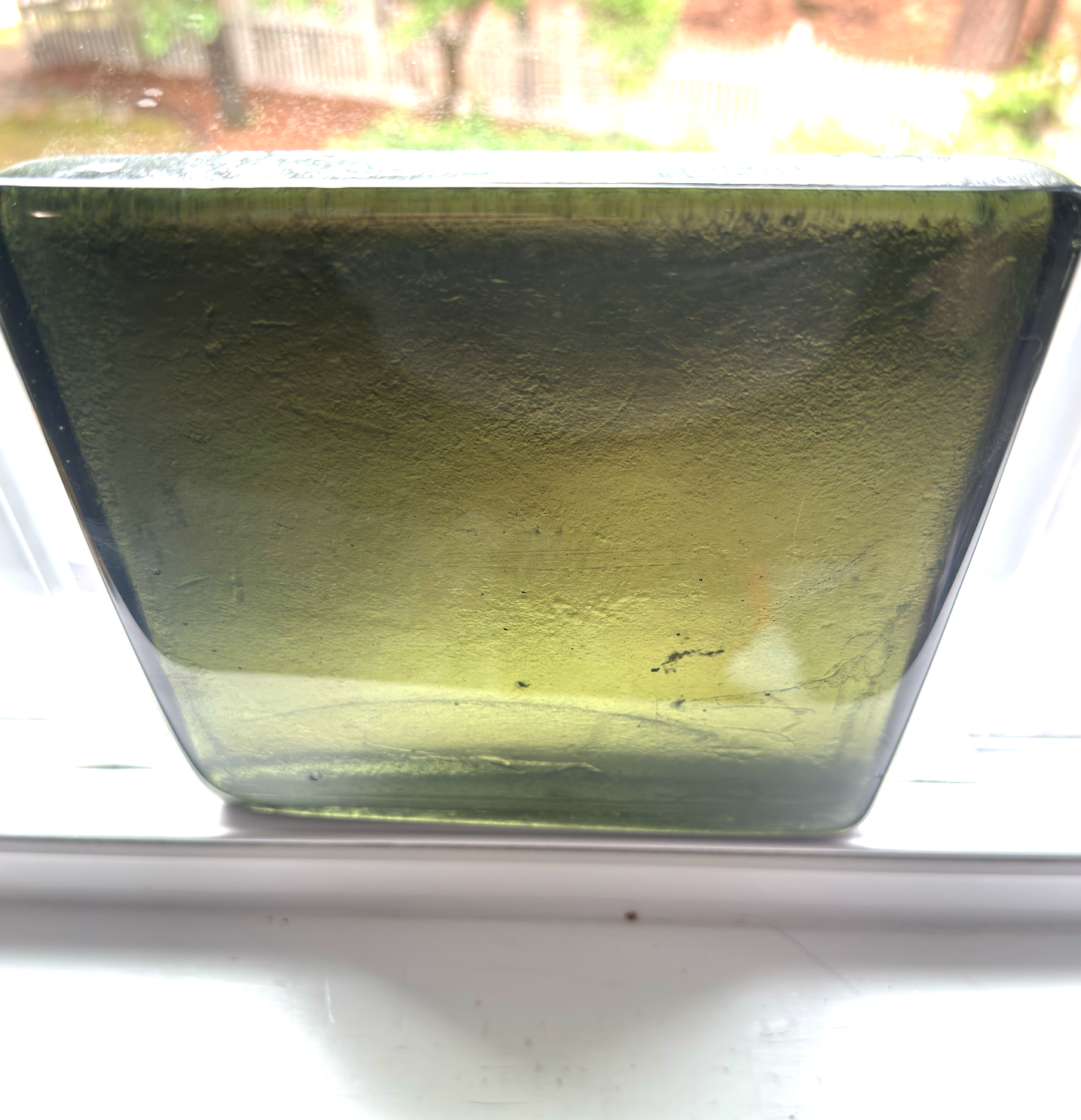 6 x 6 x 1/2 Inch Tile - Asparagas Green