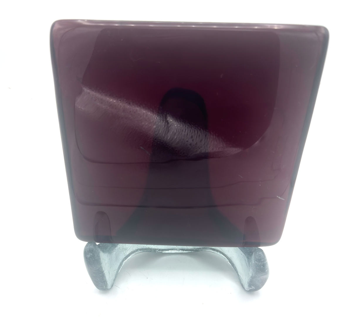 6 x 6 x 1/2 Inch Tile - Dark Raspberry