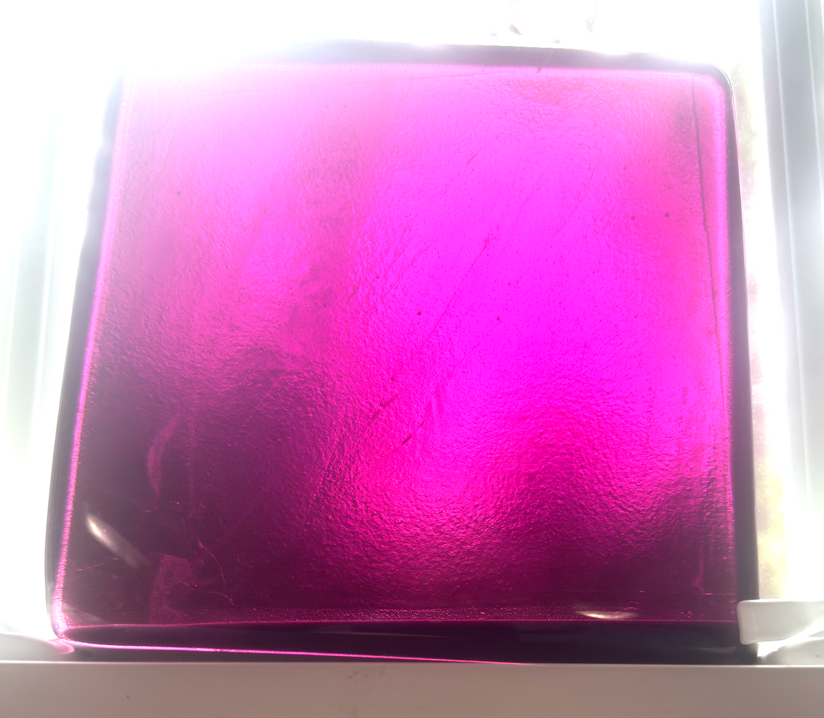 6 x 6 x 1/2 Inch Tile - Dark Raspberry