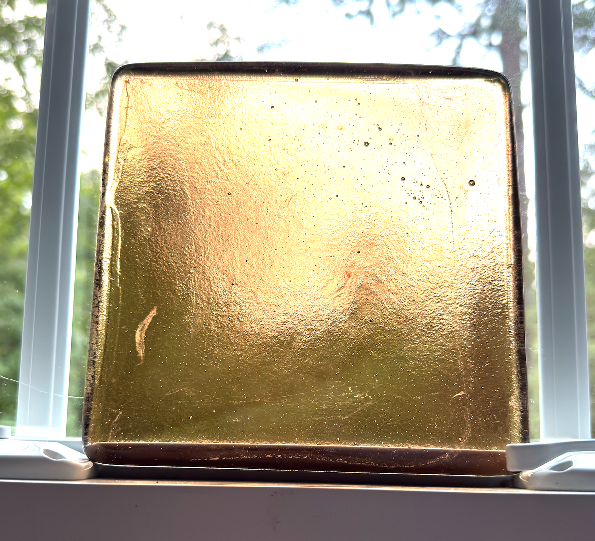 6 x 6 x 1/2 Inch Tile - Tan / Cafe au lait