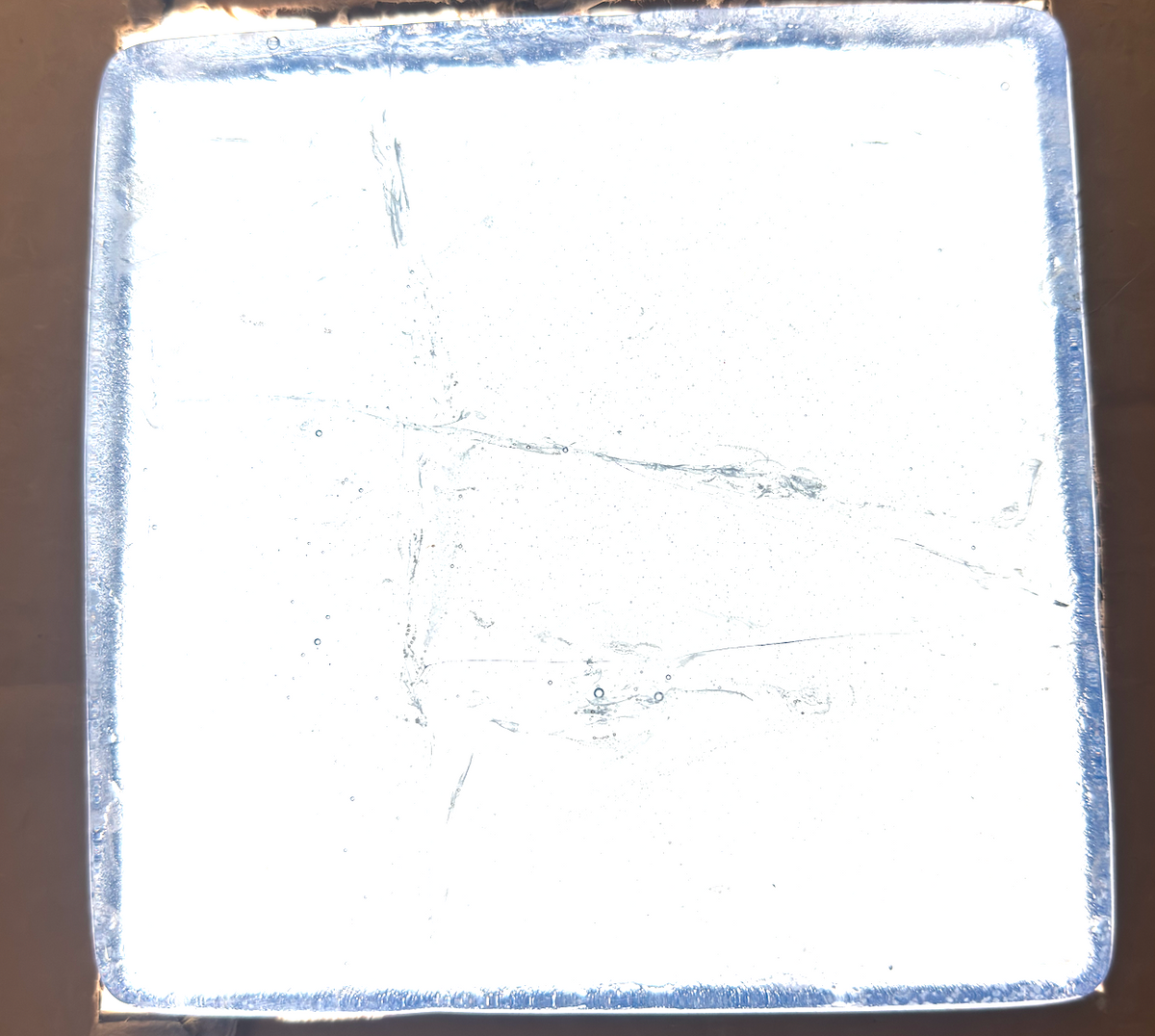 6 x 6 x 1/2 Inch Tile - Light Pastel Blue