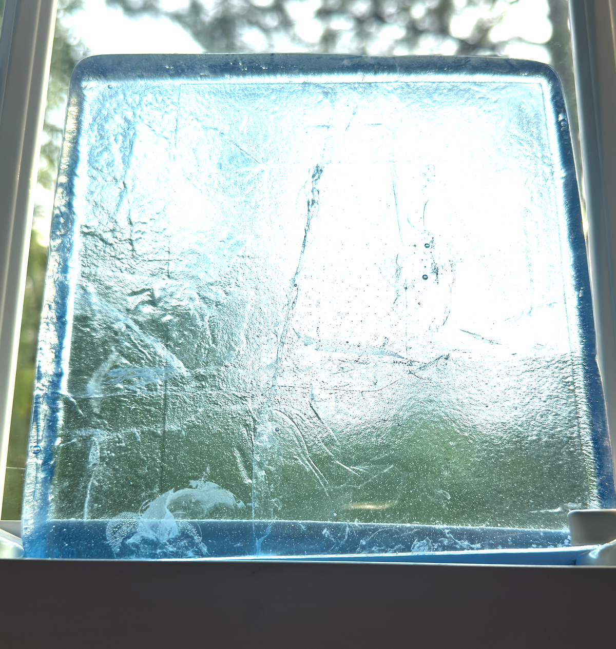 6 x 6 x 1/2 Inch Tile - Light Pastel Blue