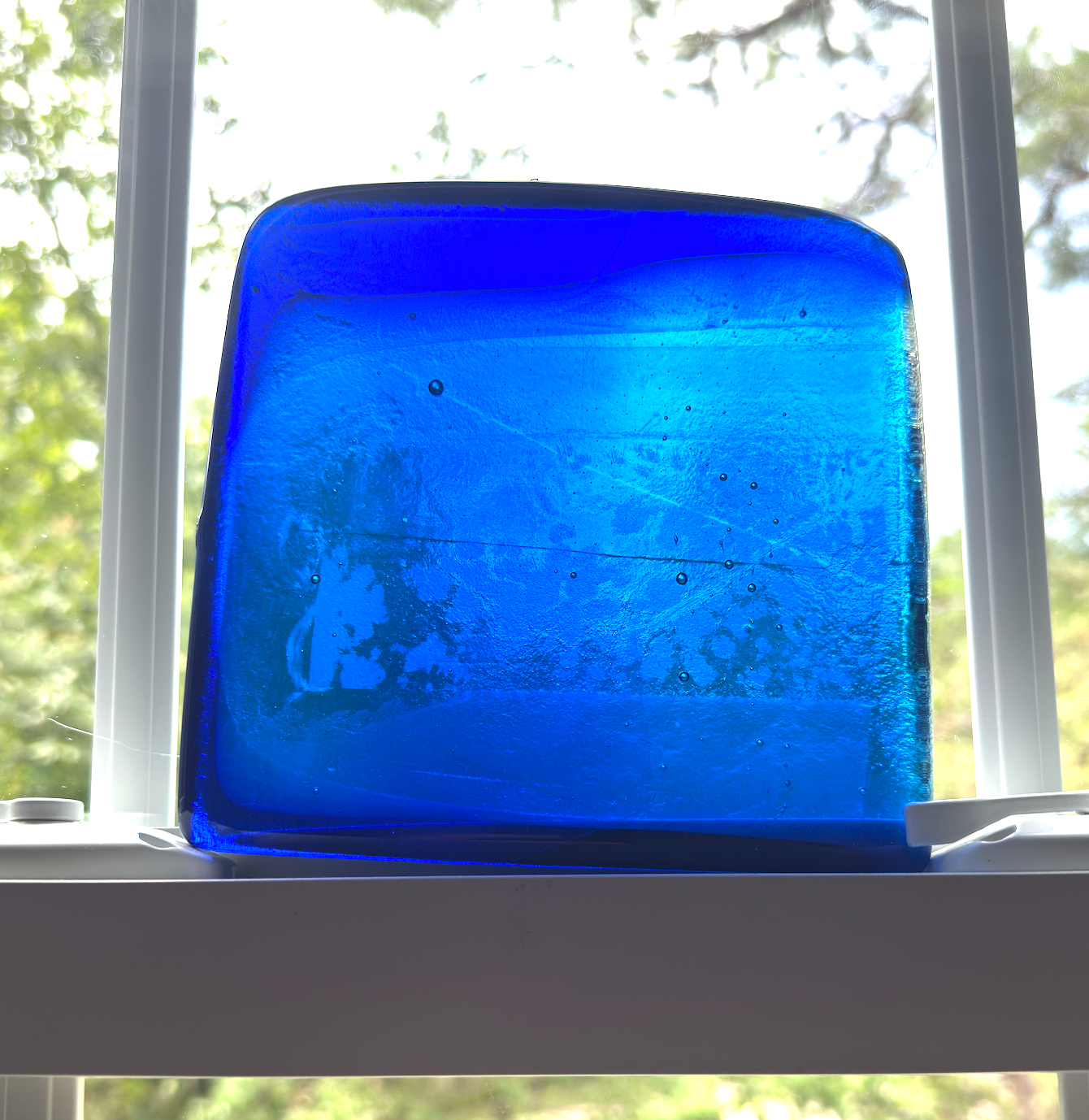 6 x 6 x 1/2 Inch Tile - Medium Perisan Blue