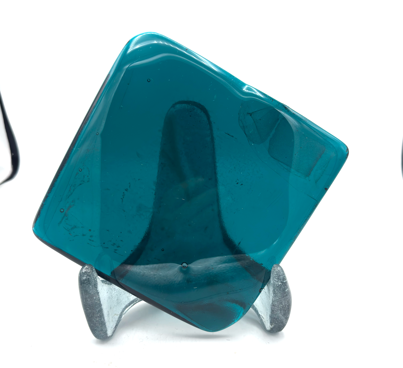 6 x 6 x 1/2 Inch Tile - Teal Blue