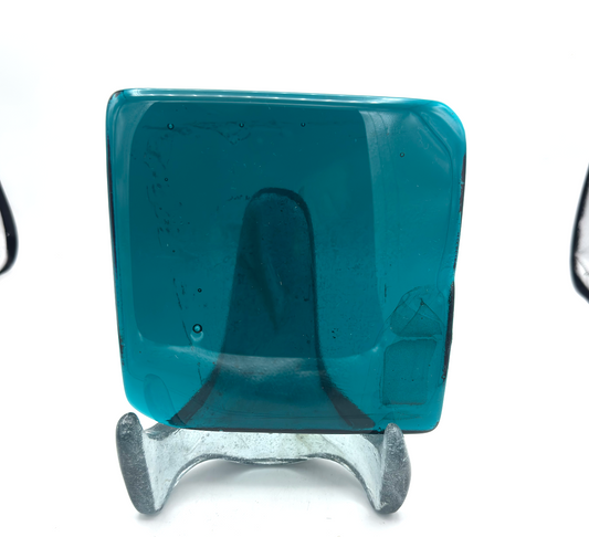 6 x 6 x 1/2 Inch Tile - Teal Blue