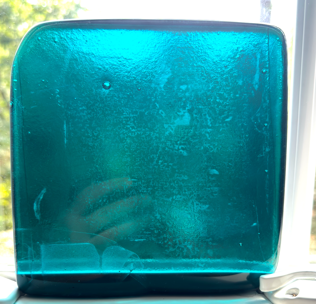 6 x 6 x 1/2 Inch Tile - Teal Blue