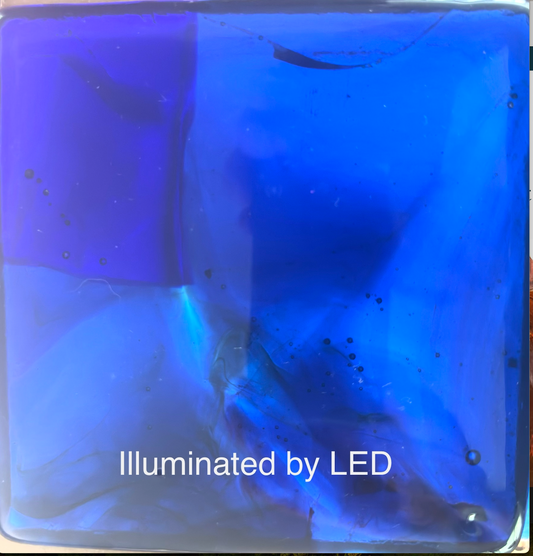 6 x 6 x 1/2 Inch Tile - Blue - Purple