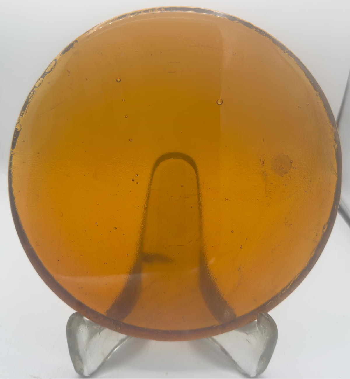 8 x 1/2 Inch Circle / Round - Golden Amber