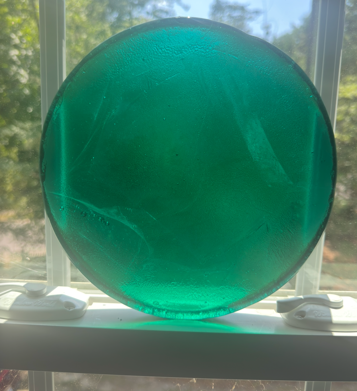 8 x 1/2 Inch Circle / Round - Persian Green (Teal Family)