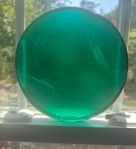 8 x 1/2 Inch Circle / Round - Persian Green (Teal Family)