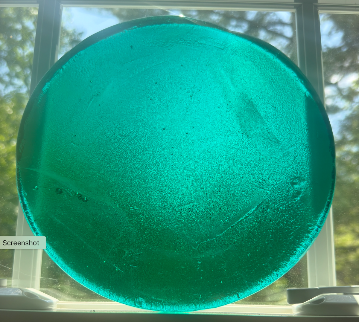 8 x 1/2 Inch Circle / Round - Persian Green (Teal Family)