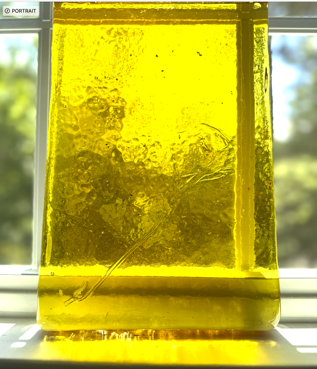 Blenko Dalle de Verre - Lemon Yellow