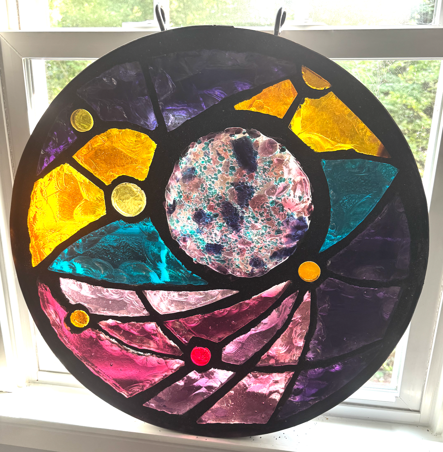 Original Art - Cosmic Galaxy in Purple