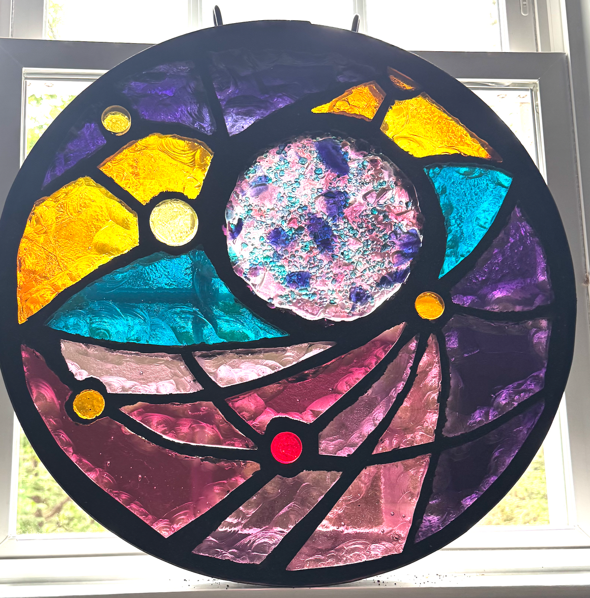 Original Art - Cosmic Galaxy in Purple
