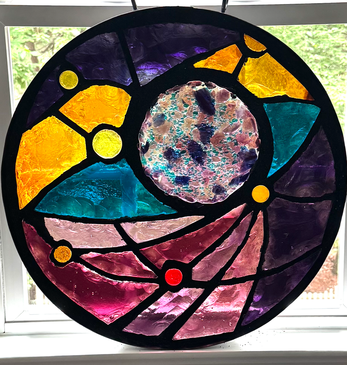 Original Art - Cosmic Galaxy in Purple