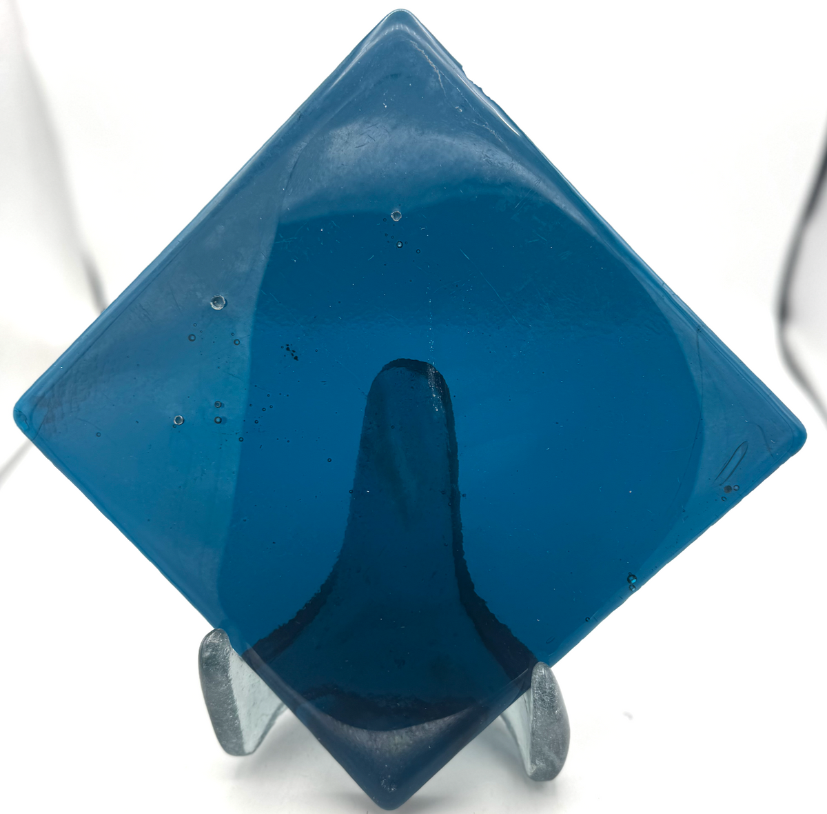 Blenko Dalle de Verre (Pony Size 8 x 8) - Turquoise Blue
