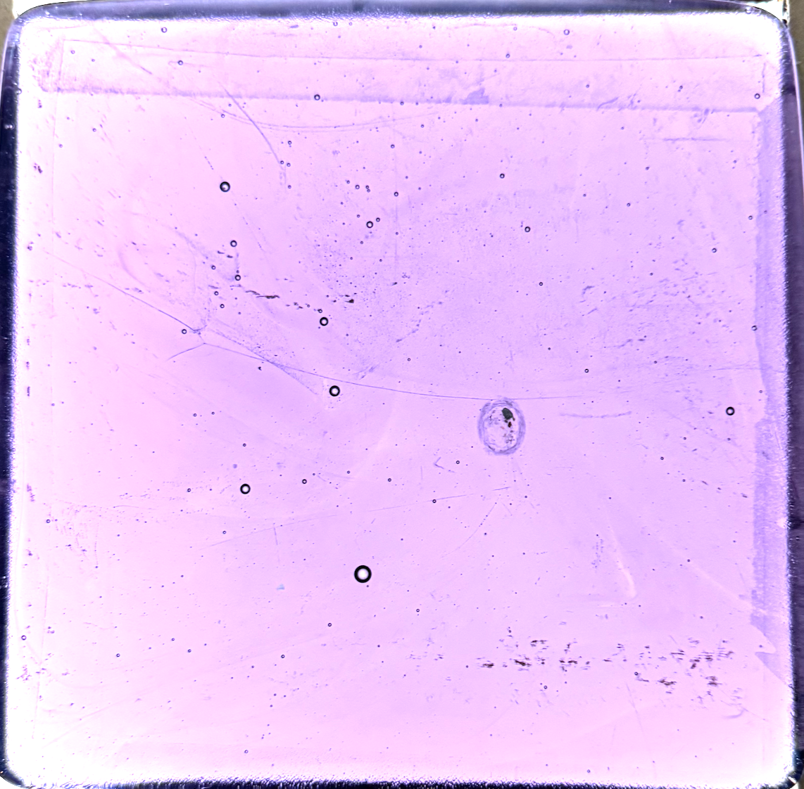 6 x 6 x 1/2 Inch Tile - Lilac