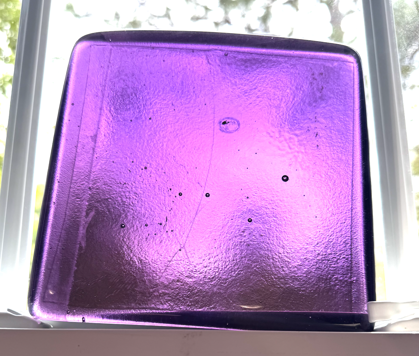 6 x 6 x 1/2 Inch Tile - Lilac