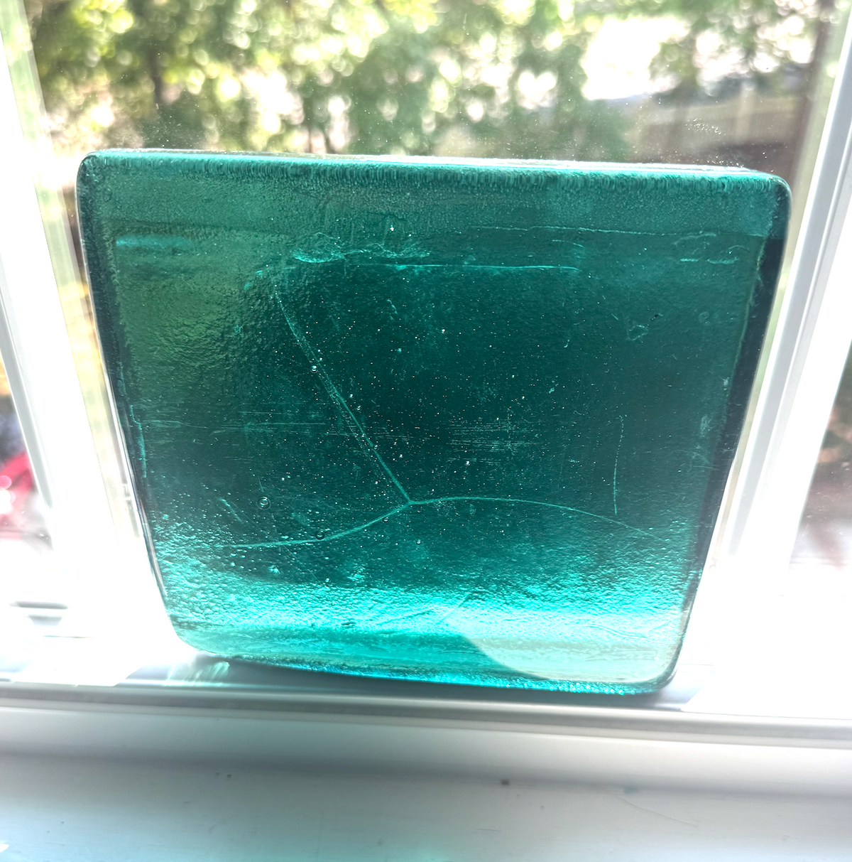 6 x 6 x 1/2 Inch Tile - Robin Egg Blue