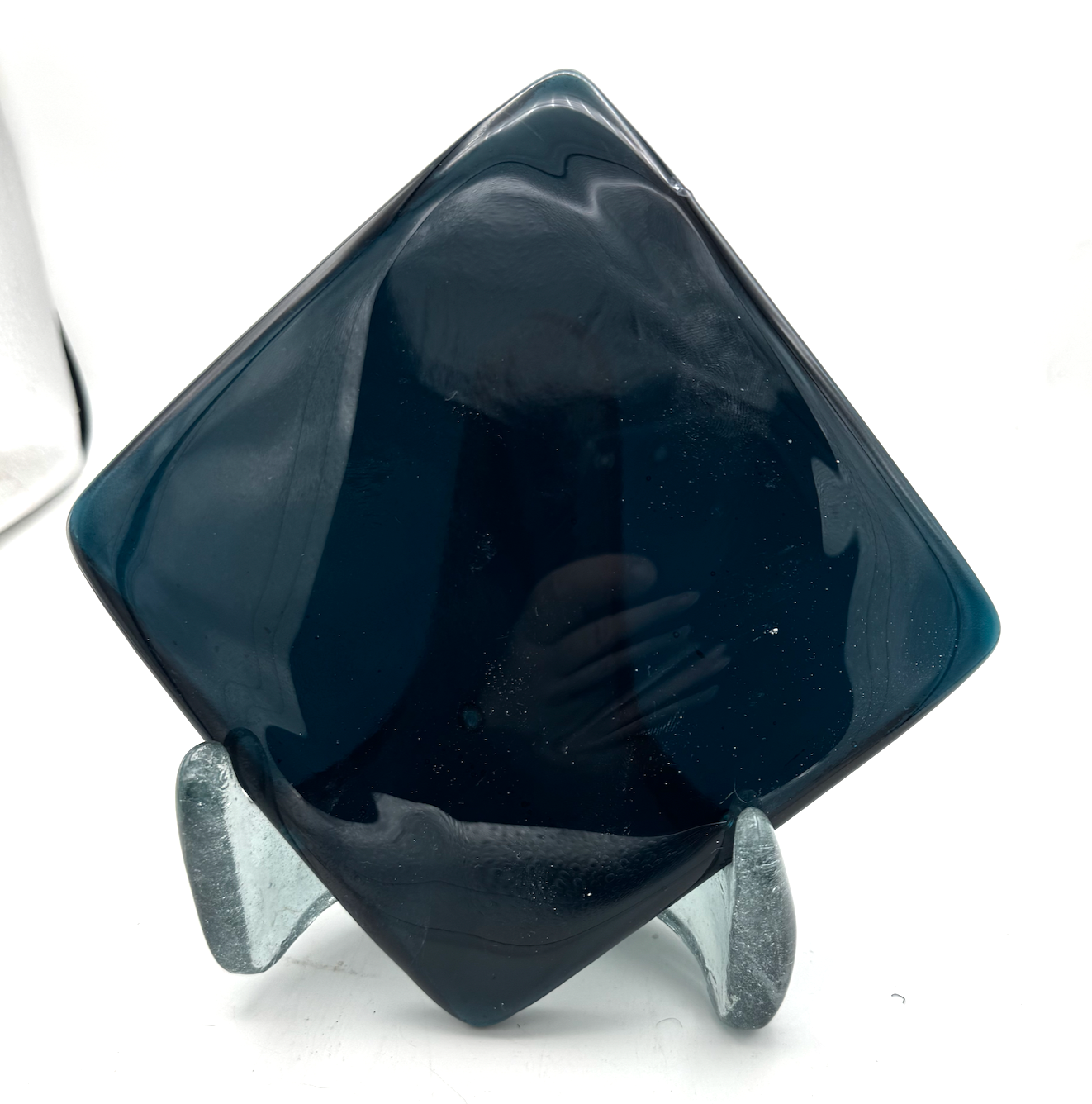 6 x 6 x 1/2 Inch Tile - Medium to Dark French Blue