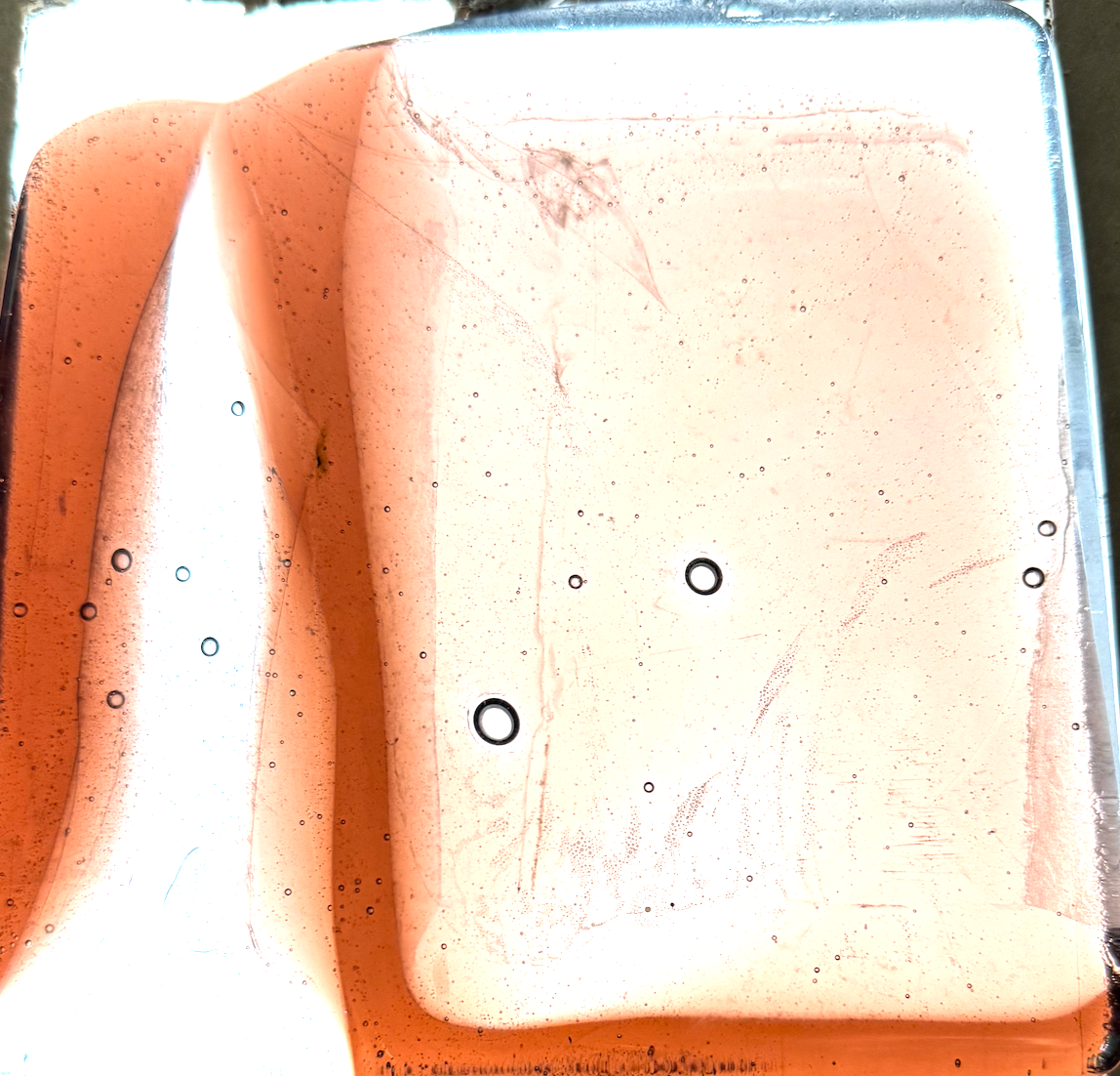 6 x 6 x 1/2 Inch Tile - Smokey Toupe in Clear